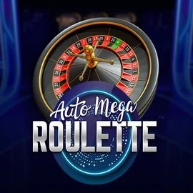 Auto Mega Roulette slot logo by Pragmatic Play at Gigaspinz Casino