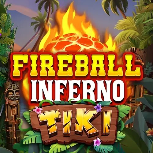 Fireball Inferno Tiki by NetEnt, showcased at gigasspinz.nl – game logo