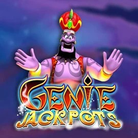 Genie Jackpots game by Blueprint Gaming – logo hosted on Gigaspinz Casino