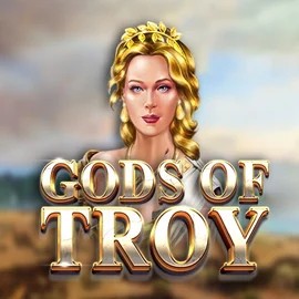 Official Slots logo: Gods of Troy by Red Tiger Gaming at Gigaspinz Casino