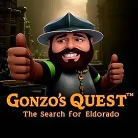 Gonzo's Quest logo by NetEnt at Gigaspinz CasinoGonzo's Quest