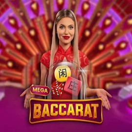 Mega Baccarat by Pragmatic Play, showcased at gigasspinz.nl – game logo