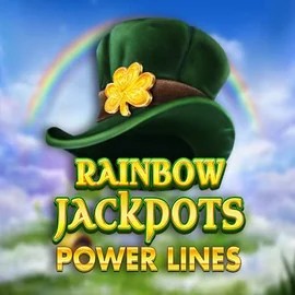 Rainbow Jackpots Power Lines online game logo by Red Tiger Gaming on gigasspinz.nl