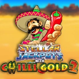 Official Jackpots logo: Stellar Jackpots with Chilli Gold x2 by Lightning Box Game at Gigaspinz Casino